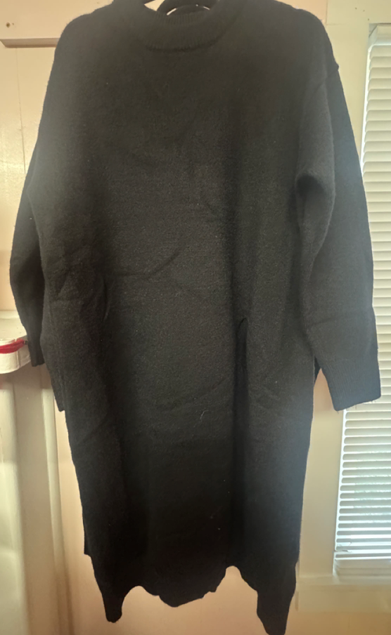 Carole Christian Slit Calf length Sweater