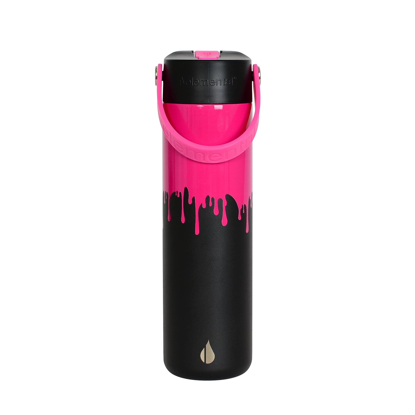 Elemental - 24oz Core Bottle - Hot Pink Drip