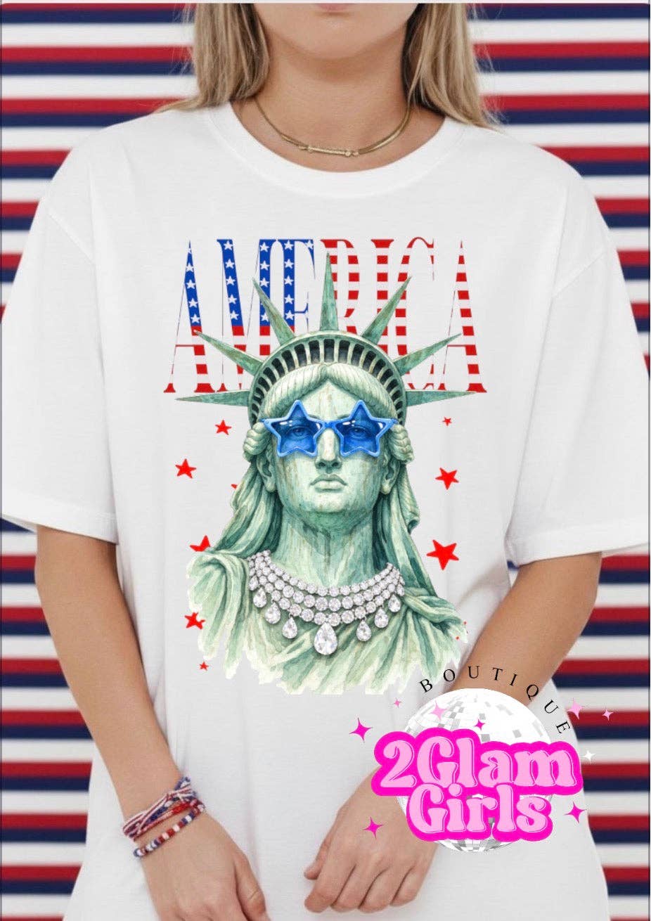 2 Glam Girls Boutique - America Vogue Print
