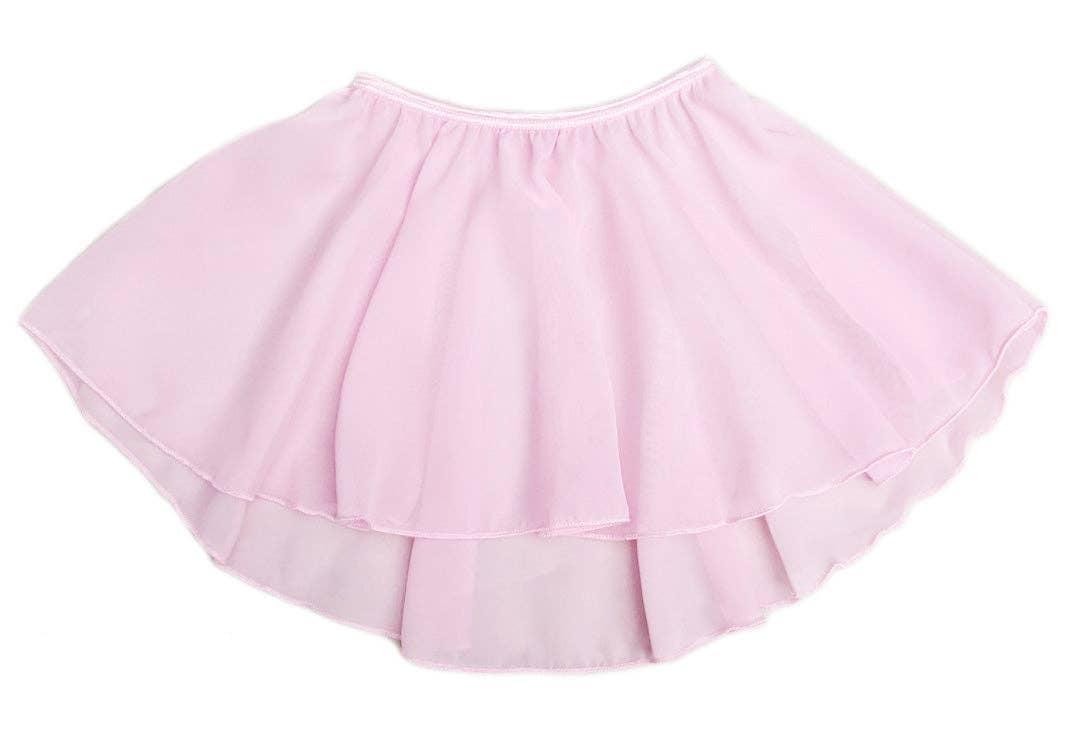 Wenchoice - Baby Pink Chiffon Hi-Low Skirt