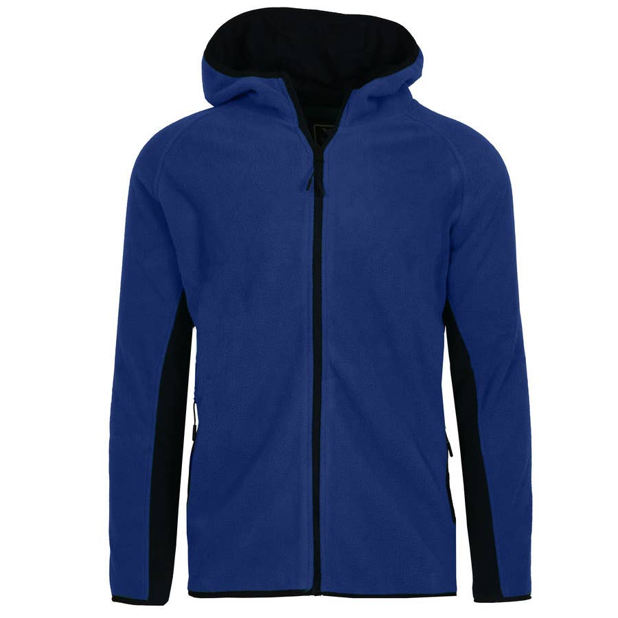 Galaxy By Harvic - Women's Loose-Fit Polar Fleece Tech Zip Hoodie