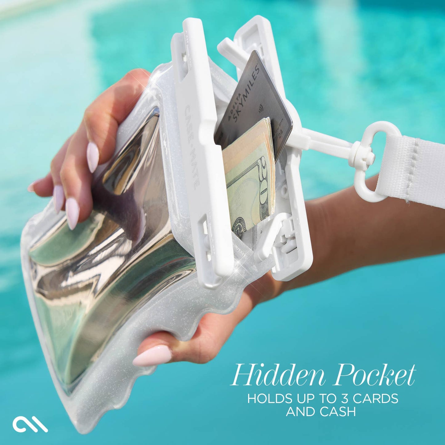 Case-Mate - Case-Mate Wavy Waterproof Floating Phone Pouch