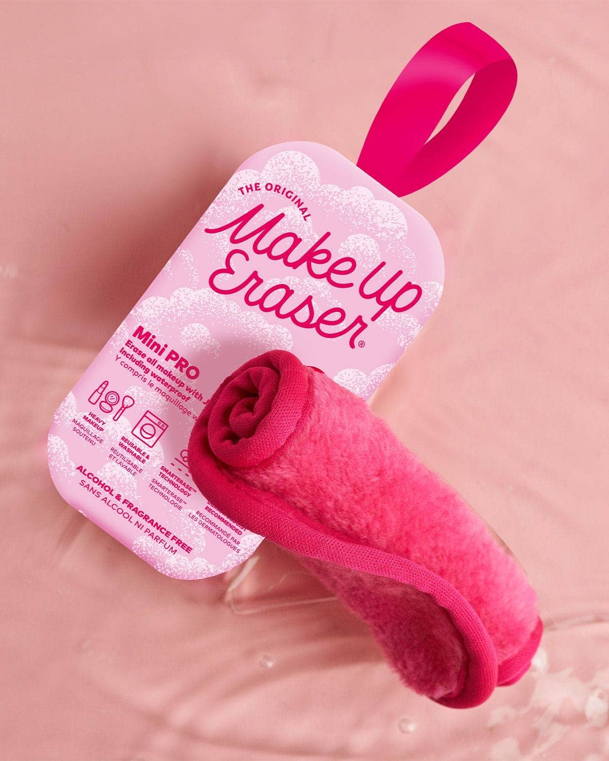 The Original MakeUp Eraser - Pink Mini MakeUp Eraser PRO