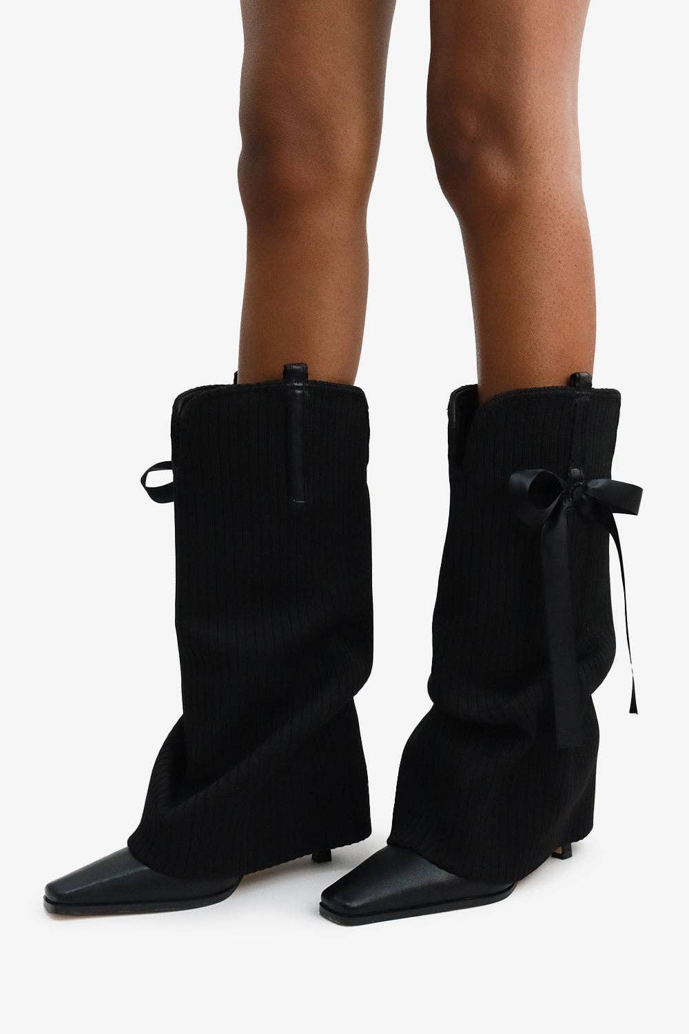 Luxe Knit Slouch Boot