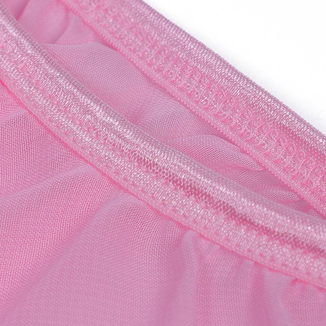 Wenchoice - Baby Pink Chiffon Hi-Low Skirt