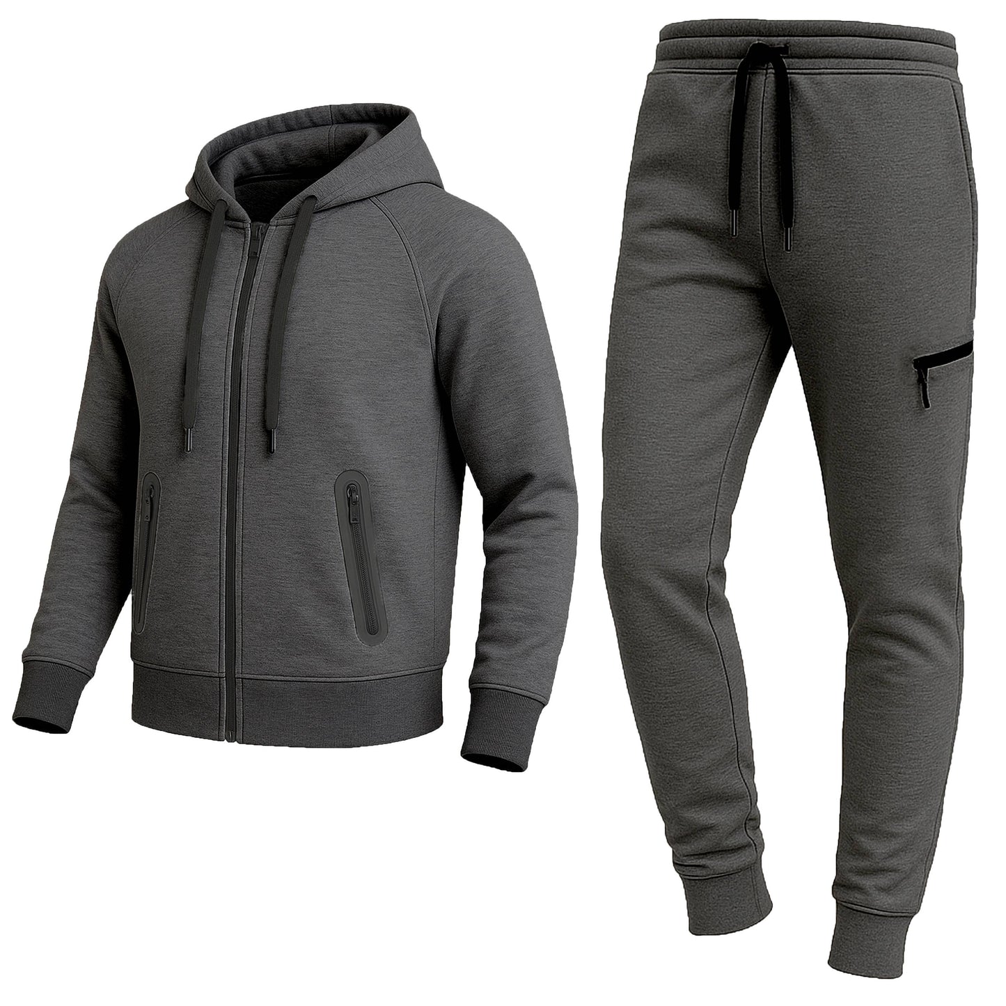 Galaxy By Harvic - 2-Piece Men's Tech Fleece Hoodie & Jogger Set (S-3XL)