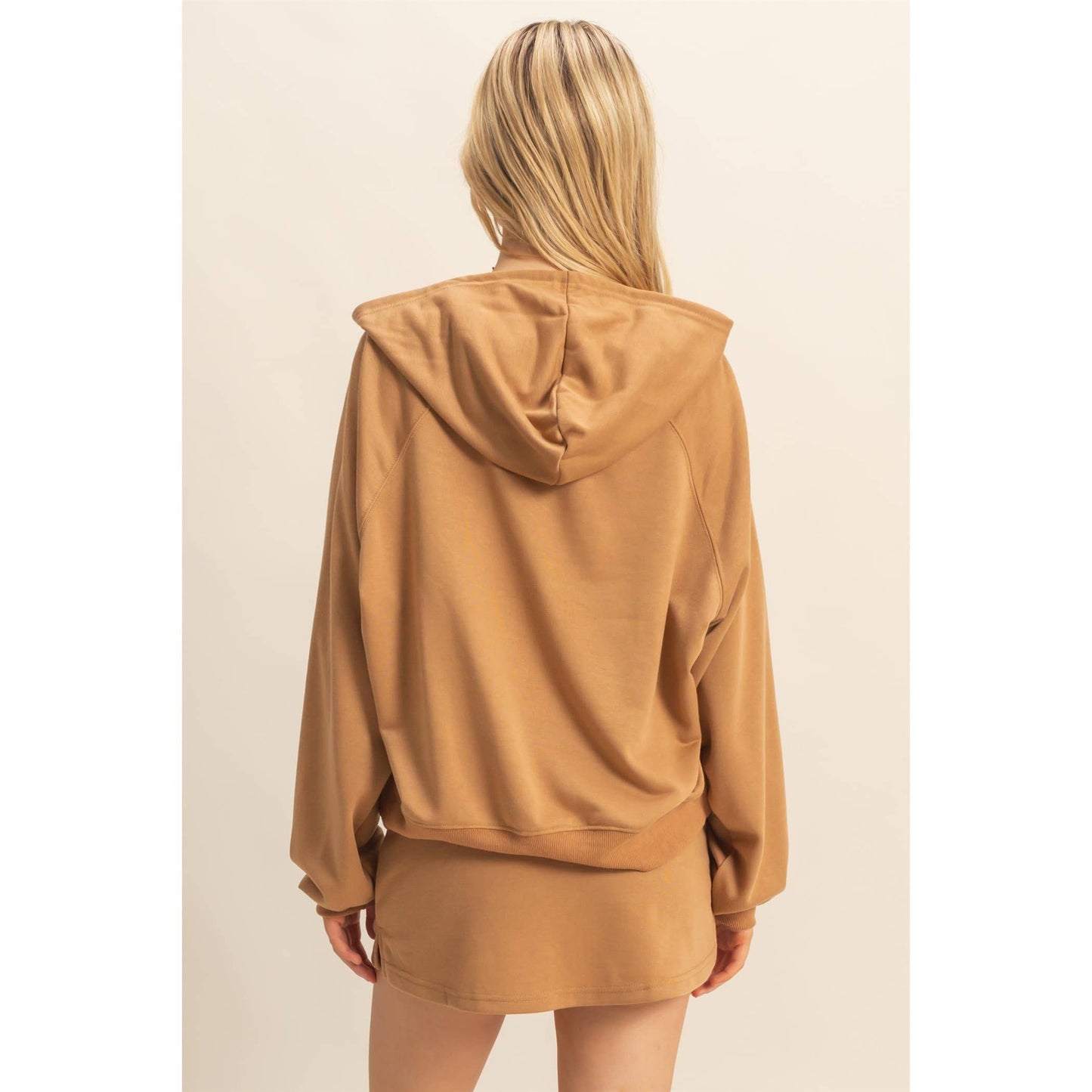 HYFVE - Casual Hoodie And Skorts Set
