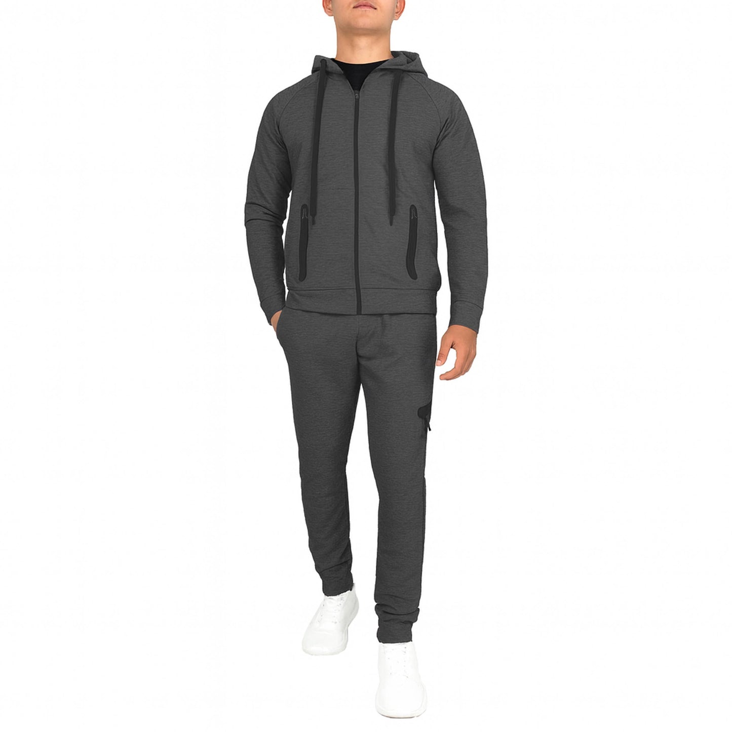 Galaxy By Harvic - 2-Piece Men's Tech Fleece Hoodie & Jogger Set (S-3XL)