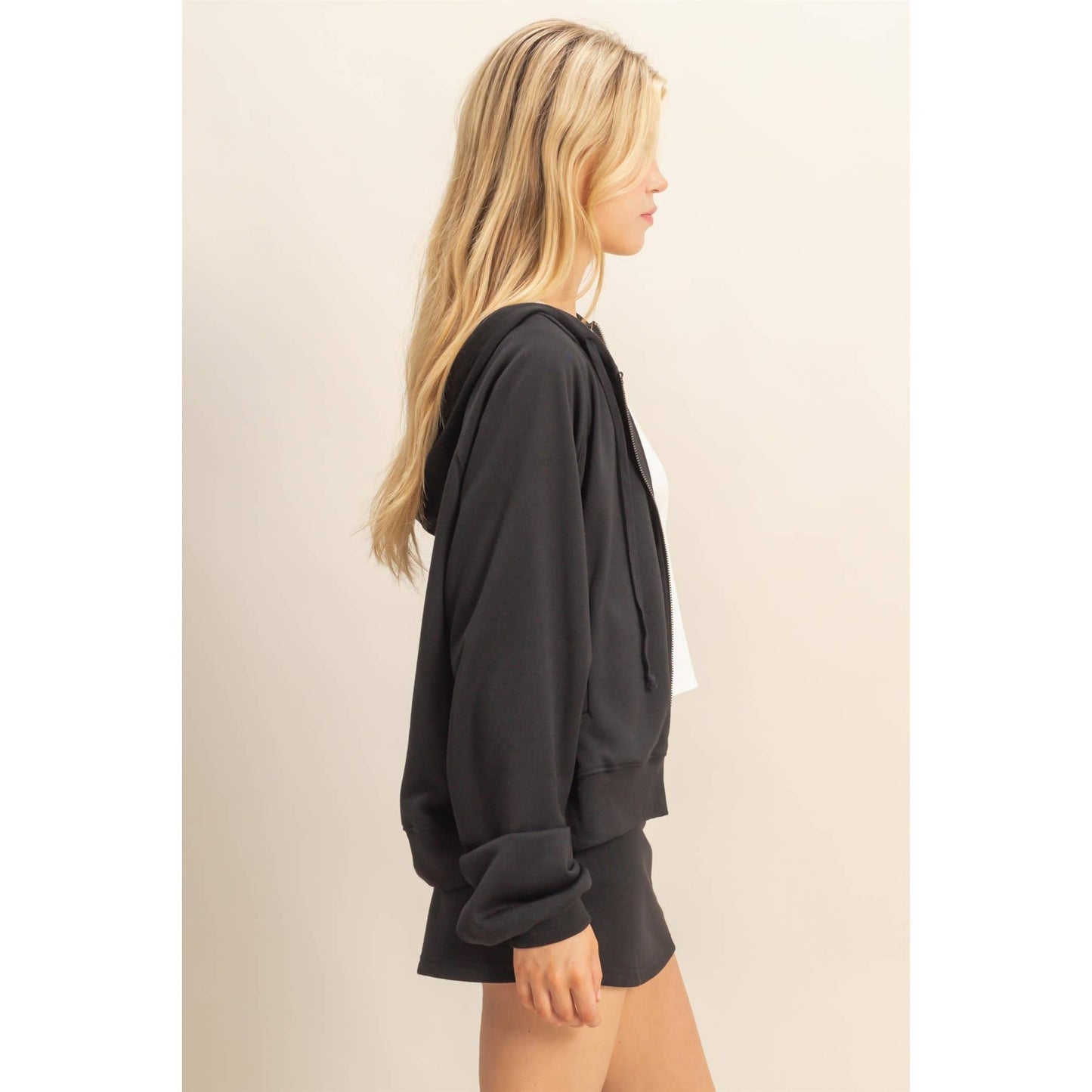 HYFVE - Casual Hoodie And Skorts Set