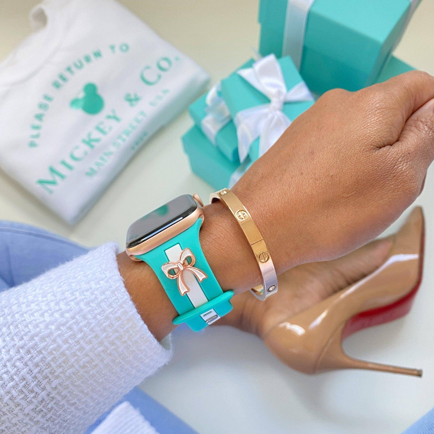 StrawberryAvocados - The Blue Box Co. Apple Watch Band